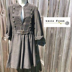Uncle Frank Military Style Dress L